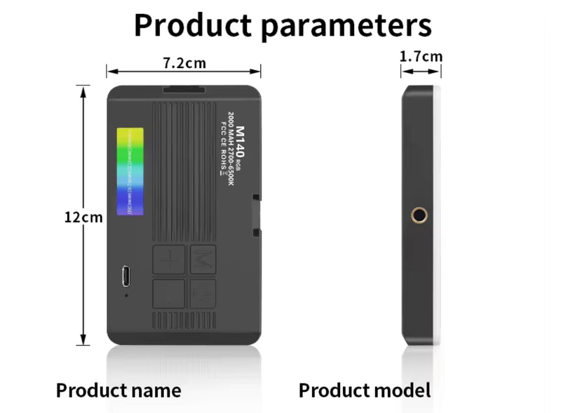 LED light selfie m140