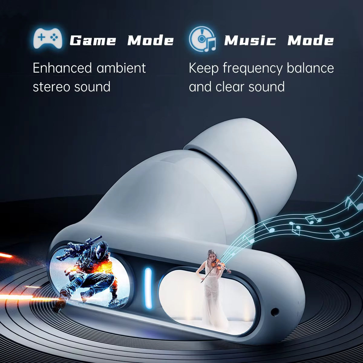 AirPods Audifonos Bluetooth Gamer tactile sans fil